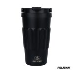 Custom Pelican Dayventure 17 oz. Recycled Double Wall Stainless Steel Handle Lid Travel Tumbler - 1