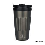Custom Pelican Dayventure 17 oz. Recycled Double Wall Stainless Steel Handle Lid Travel Tumbler - 2