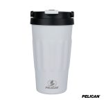 Custom Pelican Dayventure 17 oz. Recycled Double Wall Stainless Steel Handle Lid Travel Tumbler - 4