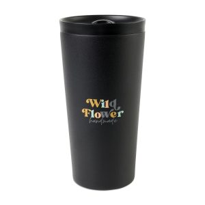 Custom Aviana™ Rowan Recycled Stainless Steel Tumbler - 17 Oz. - Black