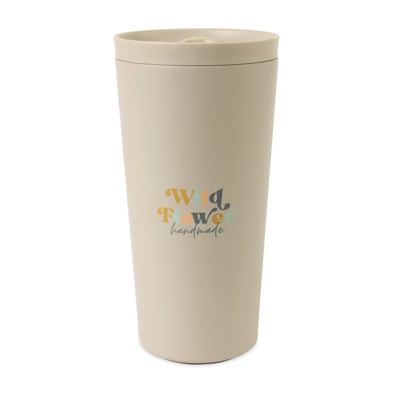 Custom Aviana™ Rowan Recycled Stainless Steel Tumbler - 17 Oz. - Taupe