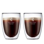 Custom Bodum Pavina 12oz Double Wall Glass Two Piece Set - 4