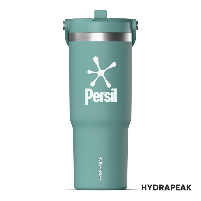 Custom Hydrapeak® Nomad Tumbler w/Handle Straw Lid - 32oz - 4