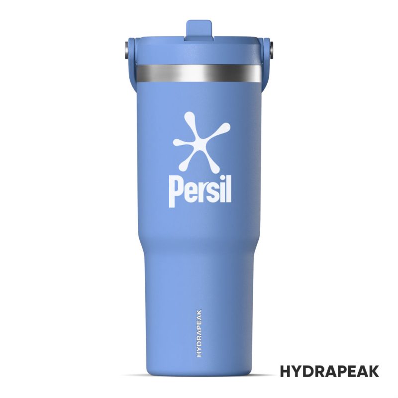 Custom Hydrapeak® Nomad Tumbler w/Handle Straw Lid - 32oz - 6