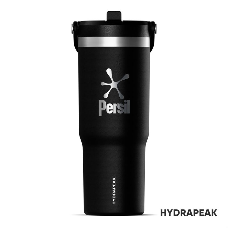 Custom Hydrapeak® Nomad Tumbler w/Handle Straw Lid - 32oz - 9