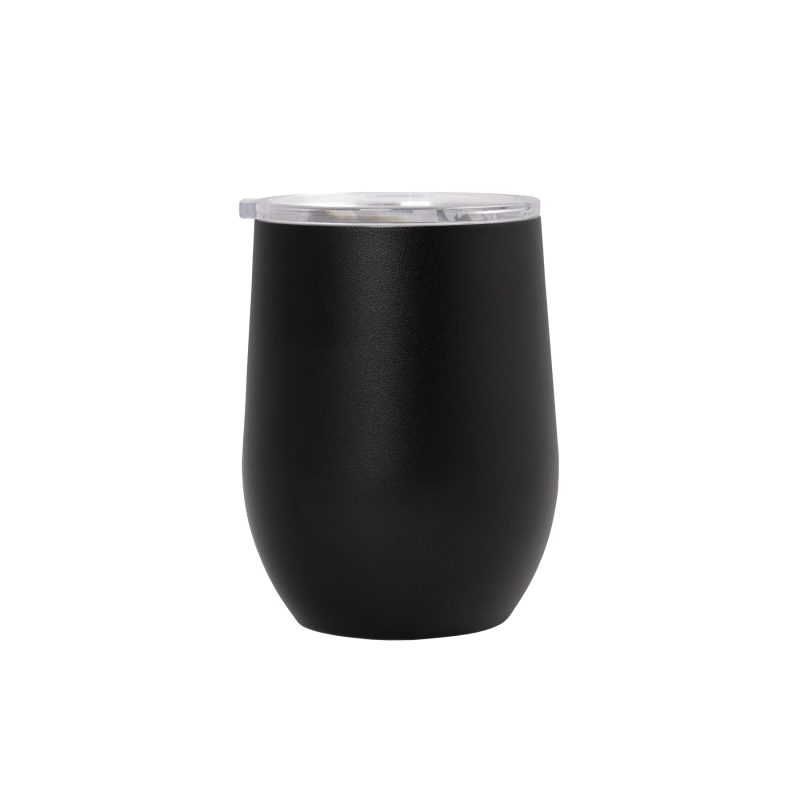 Custom Patriot 12oz Stemless Tumbler - Black - 1