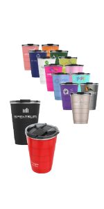 Custom Pirani 16oz Insulated Stackable Tumbler 2.0