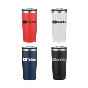 Custom 20 Oz. Double Wall SS / PP Tumbler w/Clear Lid