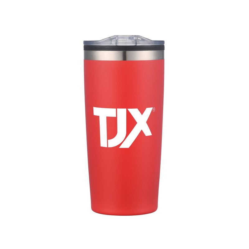 Custom 20 Oz. Double Wall SS / PP Tumbler w/Clear Lid - 4