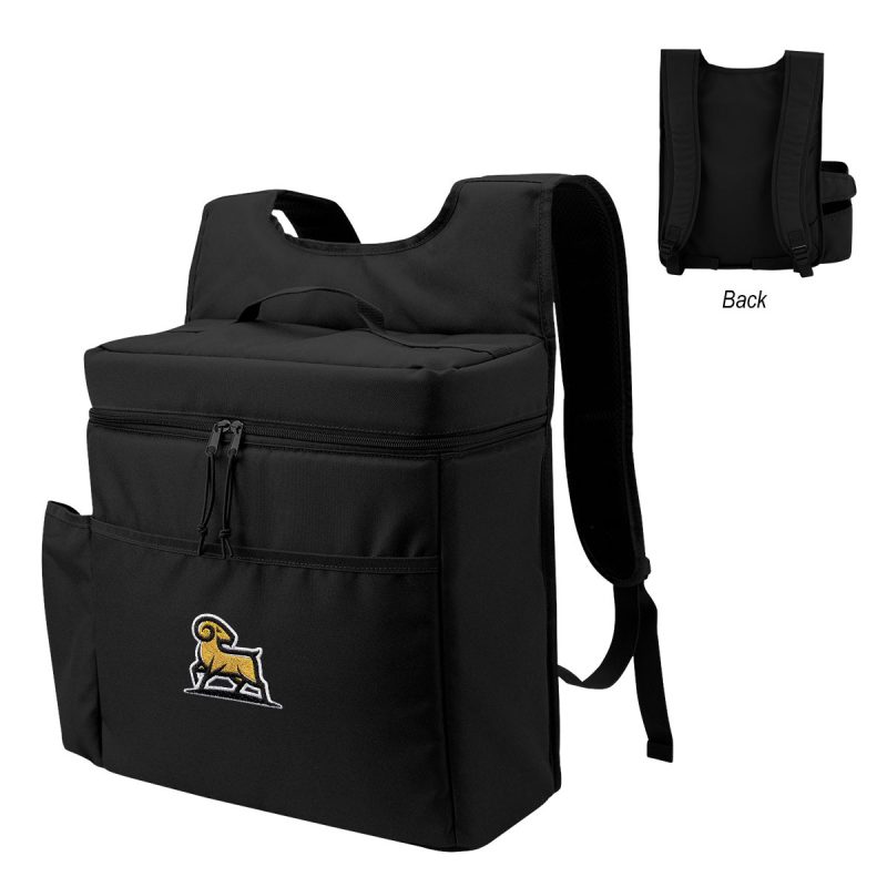 Custom Corey 30 Can Cooler Backpack With Tumbler Pocket - 3