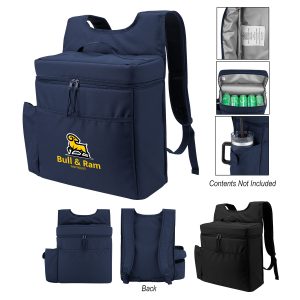 Custom Corey 30 Can Cooler Backpack With Tumbler Pocket
