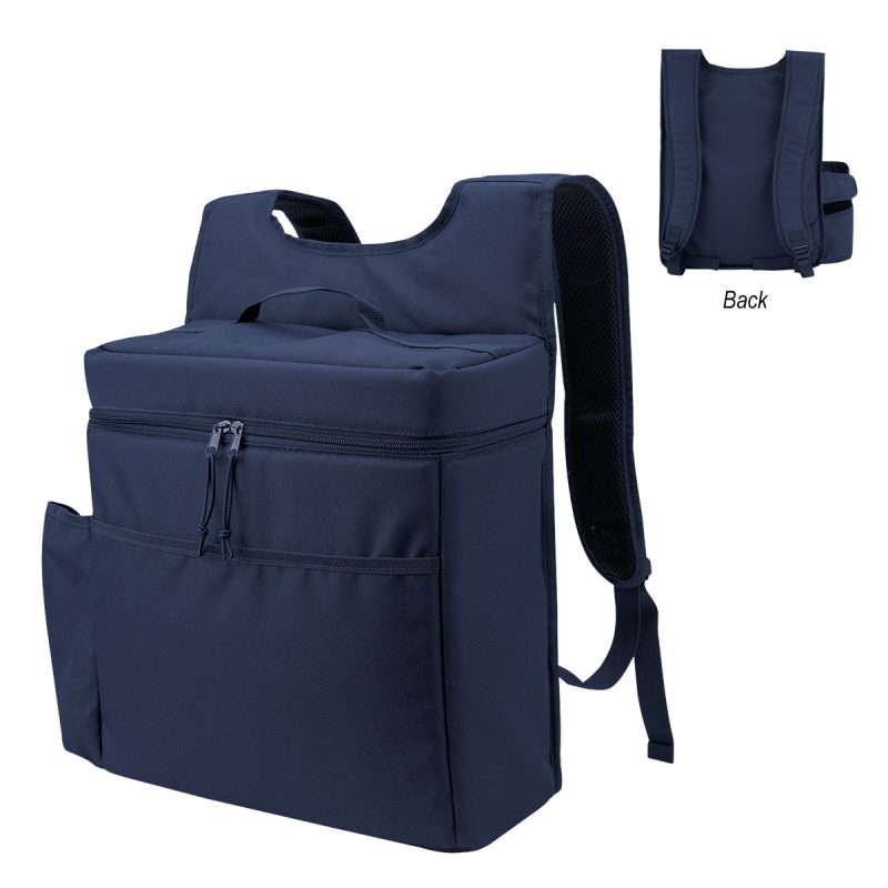 Custom Corey 30 Can Cooler Backpack With Tumbler Pocket - 5