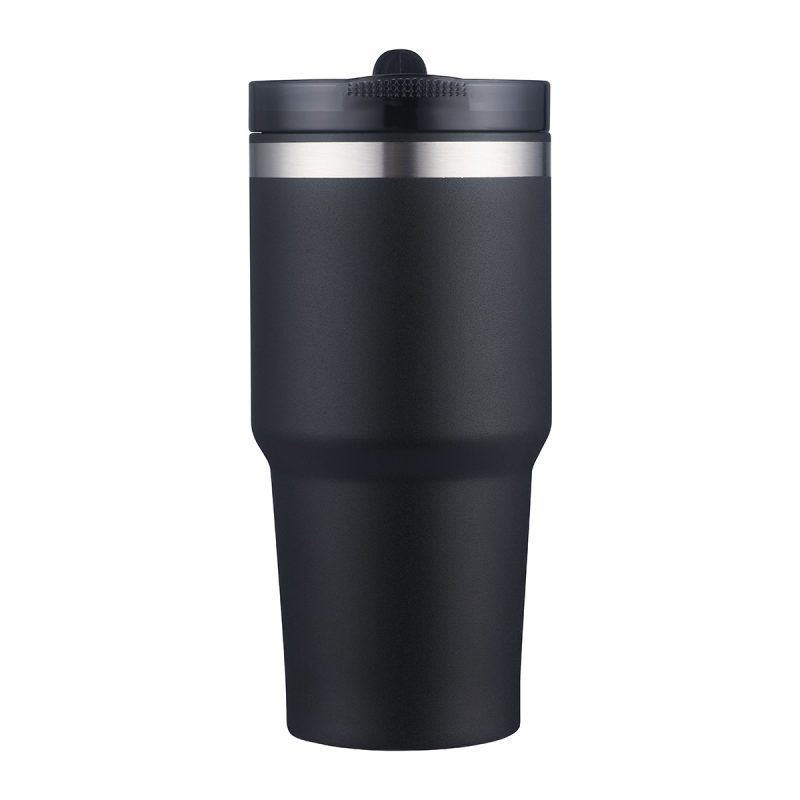 Custom Elgin 20 oz Travel Tumbler w/ Plastic Liner - 3