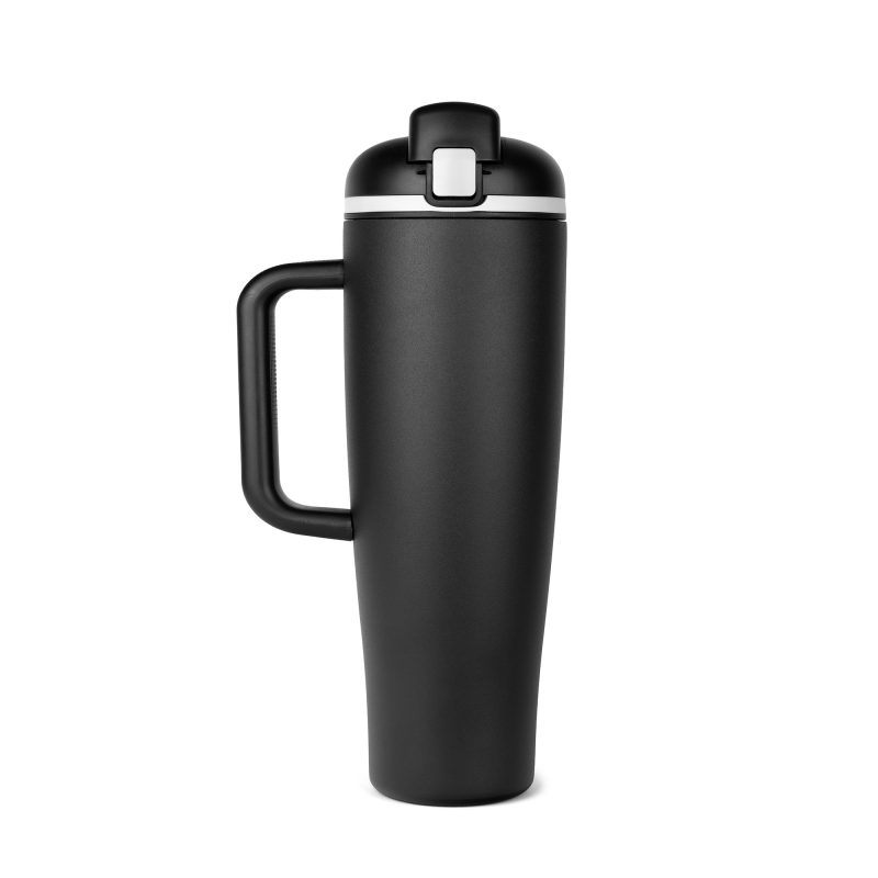 Custom MaxHydrate 40 Oz. Pop Straw Bottle - 4