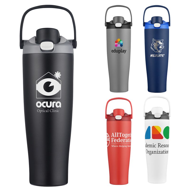 Custom Siren 40 oz Recycled Stainless Steel Vacuum Tumbler