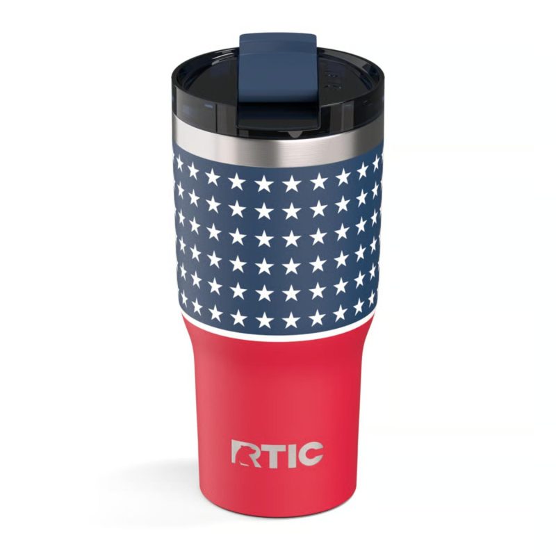 Custom 20 oz RTIC® Stainless Steel Vacuum Insulated Essential Tumbler-USA 250th - 2