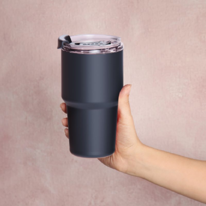 Custom 34 oz Asobu Explorer See-Through Mug with Detachable Base - 9