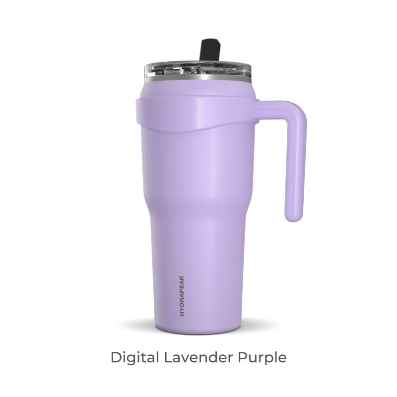 Custom 40oz Stainless Steel Tumbler With Handle Hydrapeak - 2