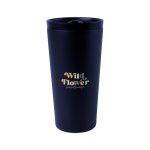 Custom Aviana Rowan Recycled Stainless Steel Tumbler - 17 Oz. - Matte Navy