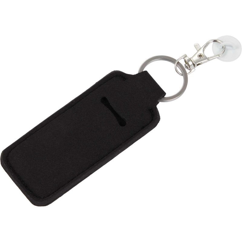 Custom Bottle Charm w/ Neoprene Chapstick Holder - 3