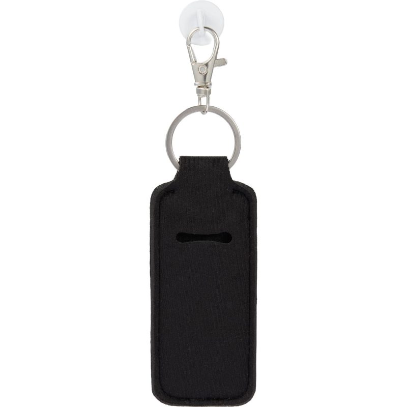 Custom Bottle Charm w/ Neoprene Chapstick Holder - 5