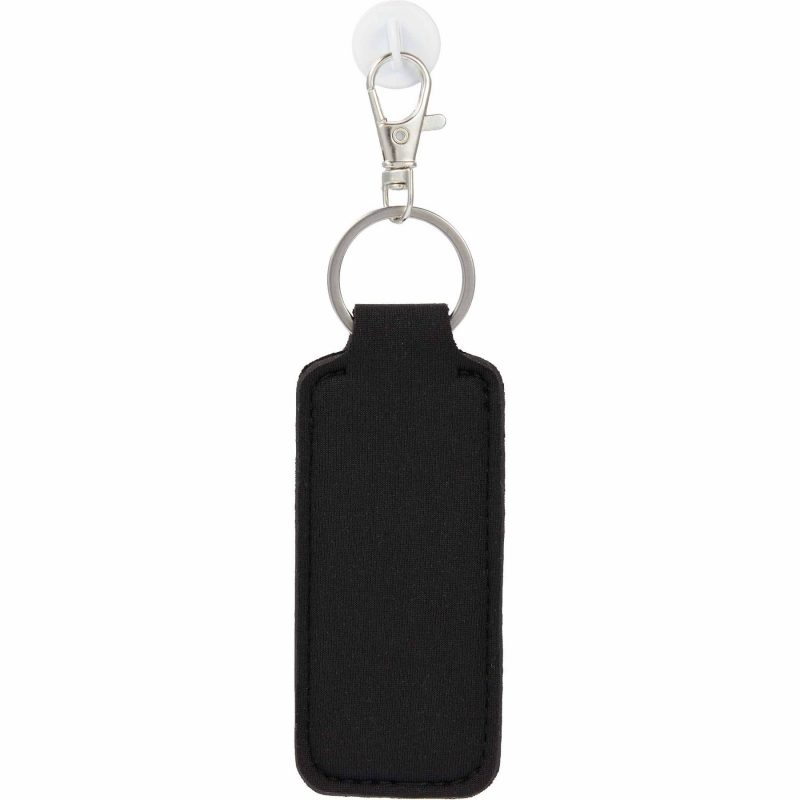 Custom Bottle Charm w/ Neoprene Chapstick Holder - 6