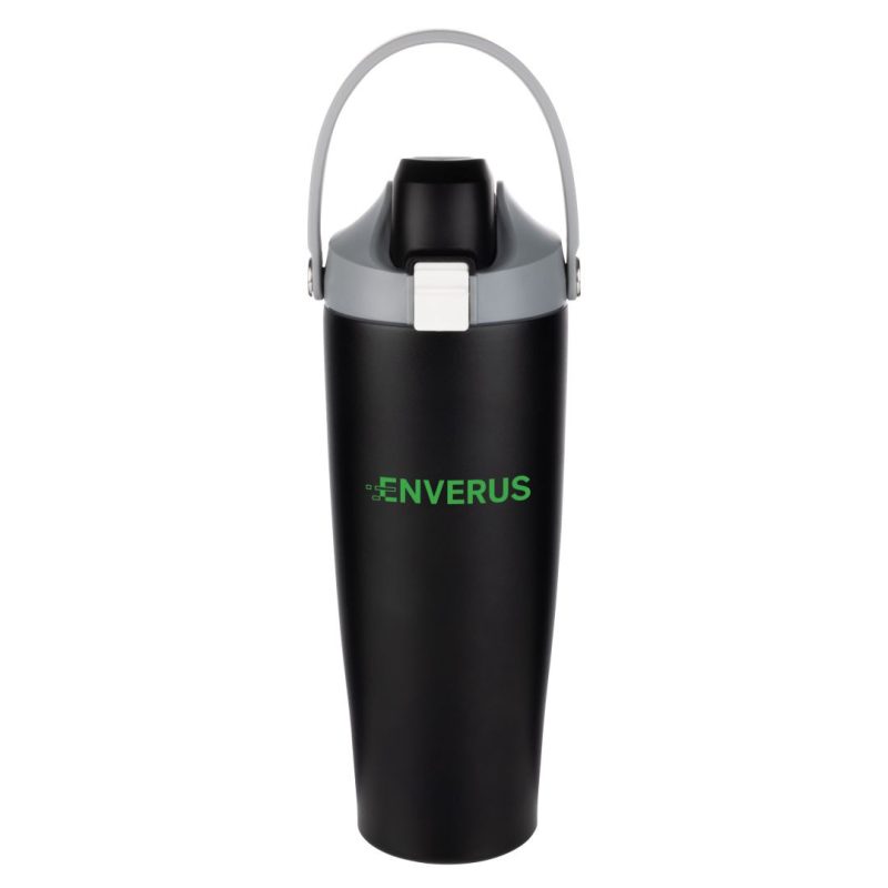 Carraway-SS-Tumbler-wCarrying-Handle-30oz-D829 Custom Carraway SS Tumbler w/Carrying Handle - 30oz