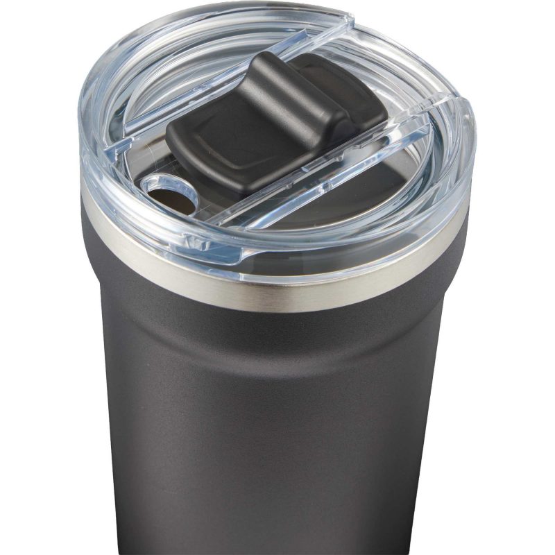 Custom Catone Recycled Vacuum Tumbler w/ Slider Lid 20oz - 9