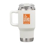 Custom Igloo Recycled Stainless Steel Travel Tumbler - 18 Oz. - White