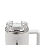 Custom Igloo Recycled Stainless Steel Travel Tumbler - 18 Oz. - White - 5