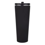 Custom Krantz Rubberized Tumbler w/Straw & Carry Handle - 30oz - 1