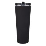Custom Krantz Rubberized Tumbler w/Straw & Carry Handle - 30oz - 5