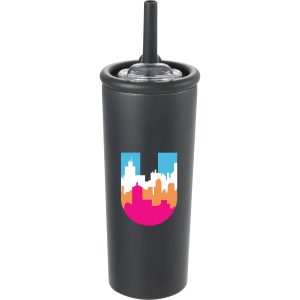 Custom Kyser Recycled Vacuum Tumbler w/ Straw 20oz