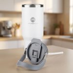 Custom Tirian SS Tumbler w/Carrying Handle - 40oz - 5
