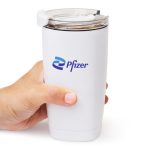 Custom 12 oz Asobu Mini Aqualina Dual Lid Insulated Bottle