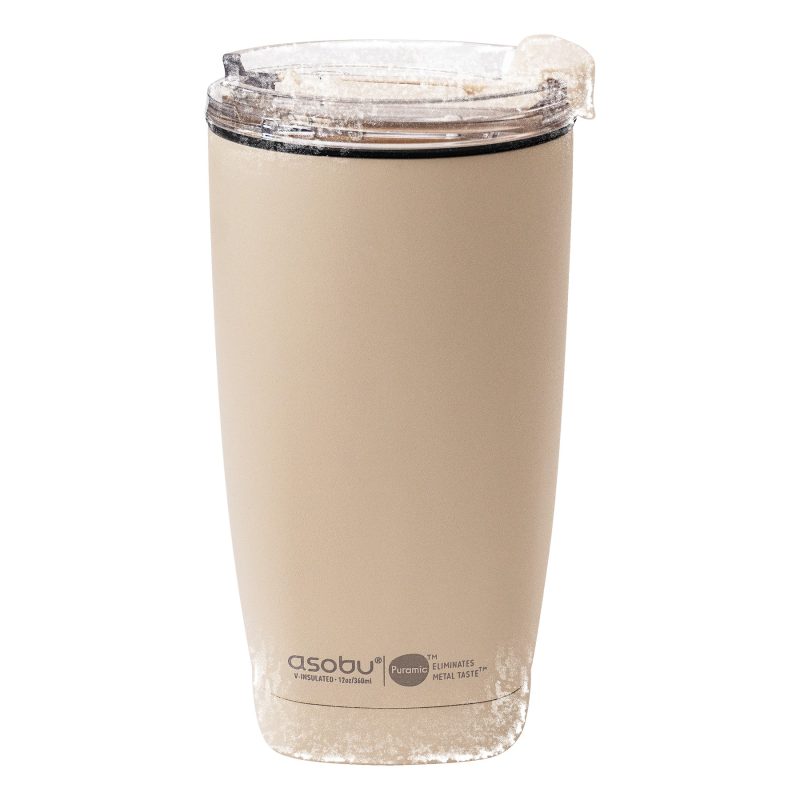 Custom 12 oz Asobu Mini Aqualina Dual Lid Insulated Bottle - 3
