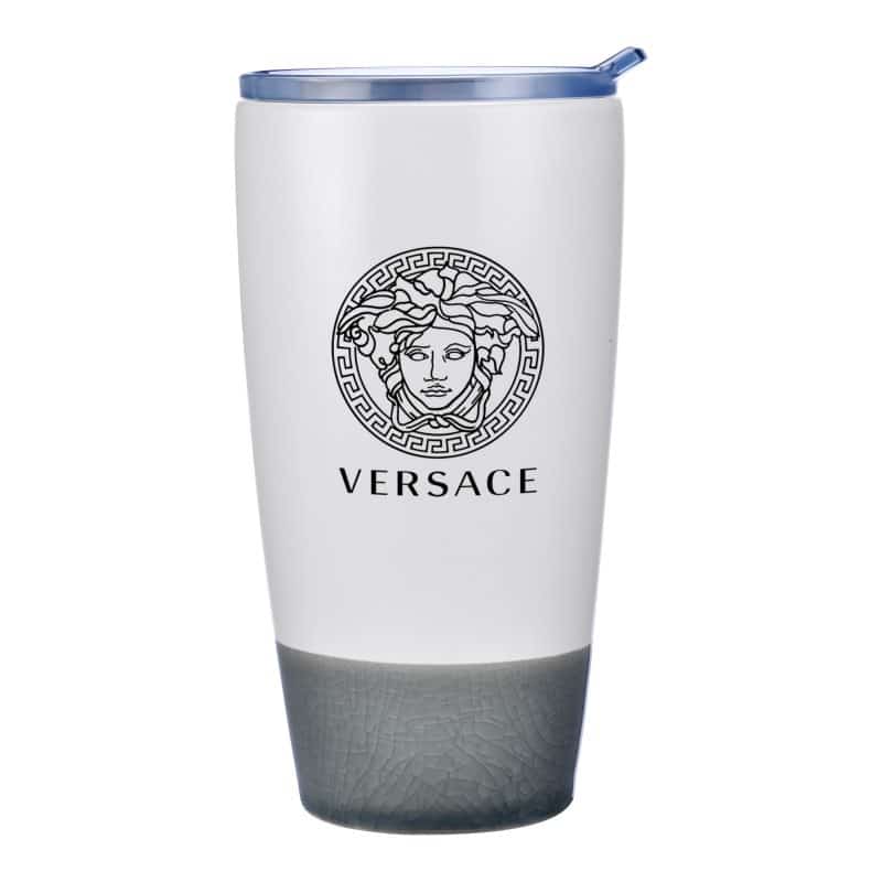 Custom 12 oz. Double Wall Ceramic Tumbler - 4