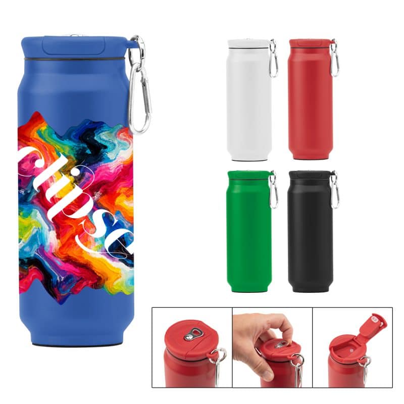 Custom 17 Oz. Full Color Fizz Recycled Stainless Steel Tumbler