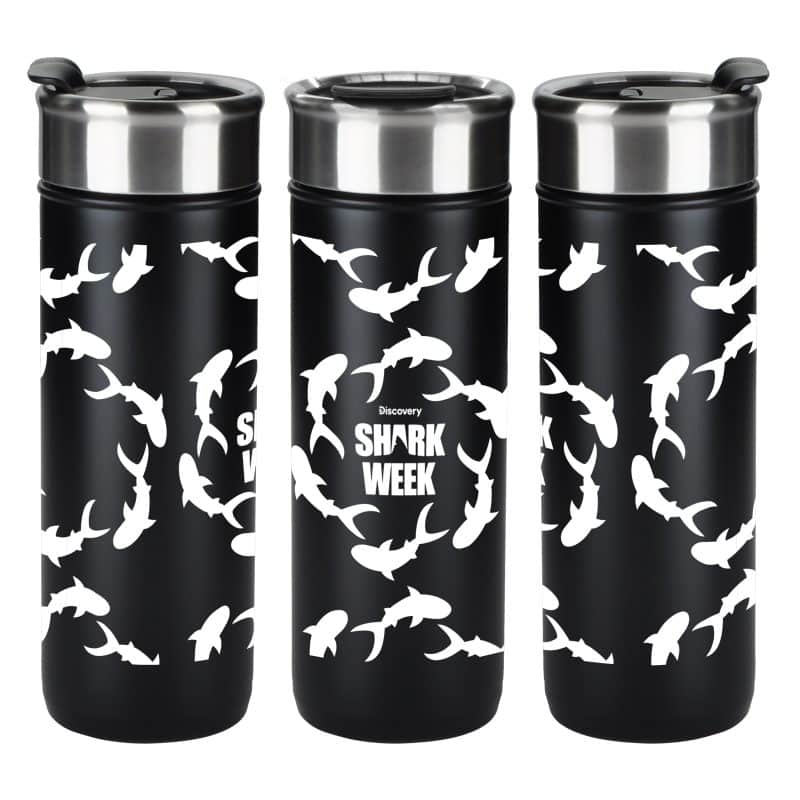 Custom 18 Oz. Stainless Steel Cup w/Stopper - 4