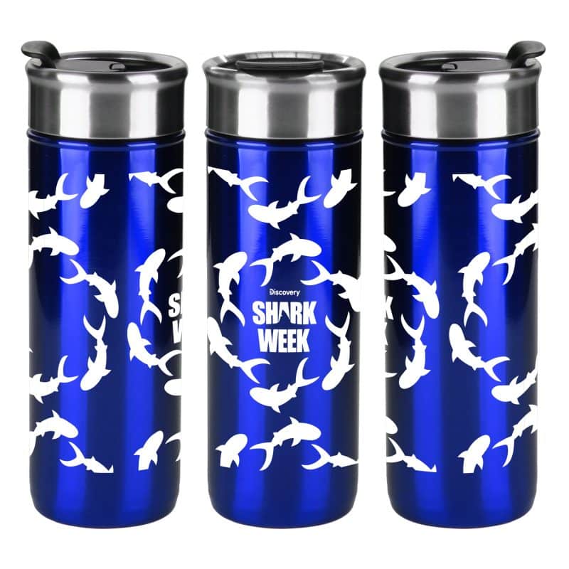 Custom 18 Oz. Stainless Steel Cup w/Stopper - 5