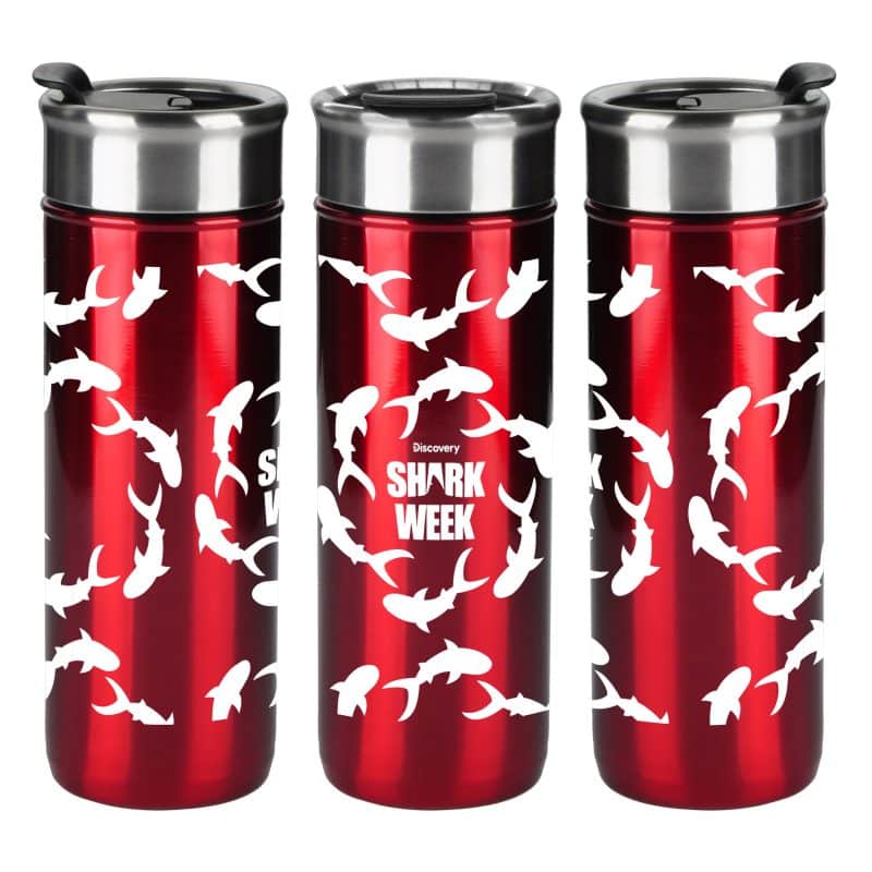 Custom 18 Oz. Stainless Steel Cup w/Stopper - 6