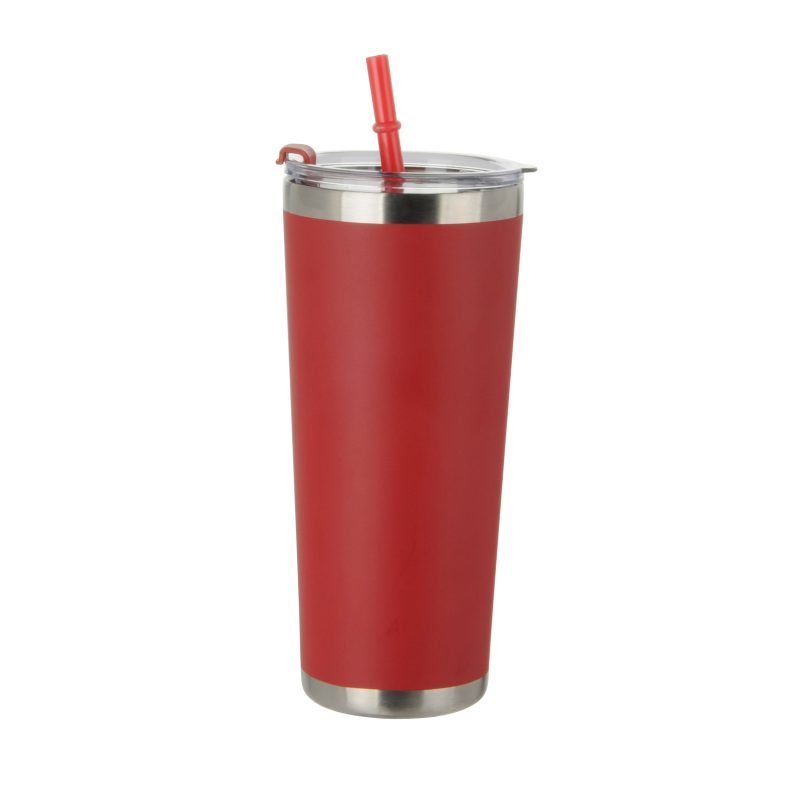 Custom 20 Oz. Tumbler w/Straw - 1