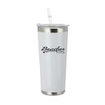 Custom 20 Oz. Tumbler w/Straw - 5