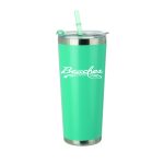 Custom 20 Oz. Tumbler w/Straw - 6