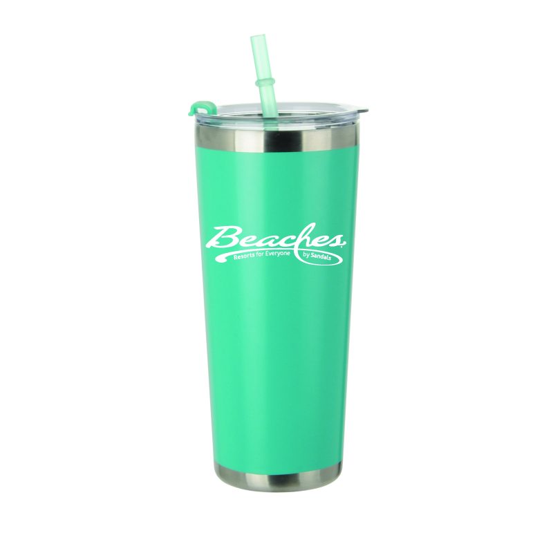Custom 20 Oz. Tumbler w/Straw - 6