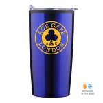 Custom 20 oz Economy Stainless Steel Tumbler With Plastic PP Liner - 1