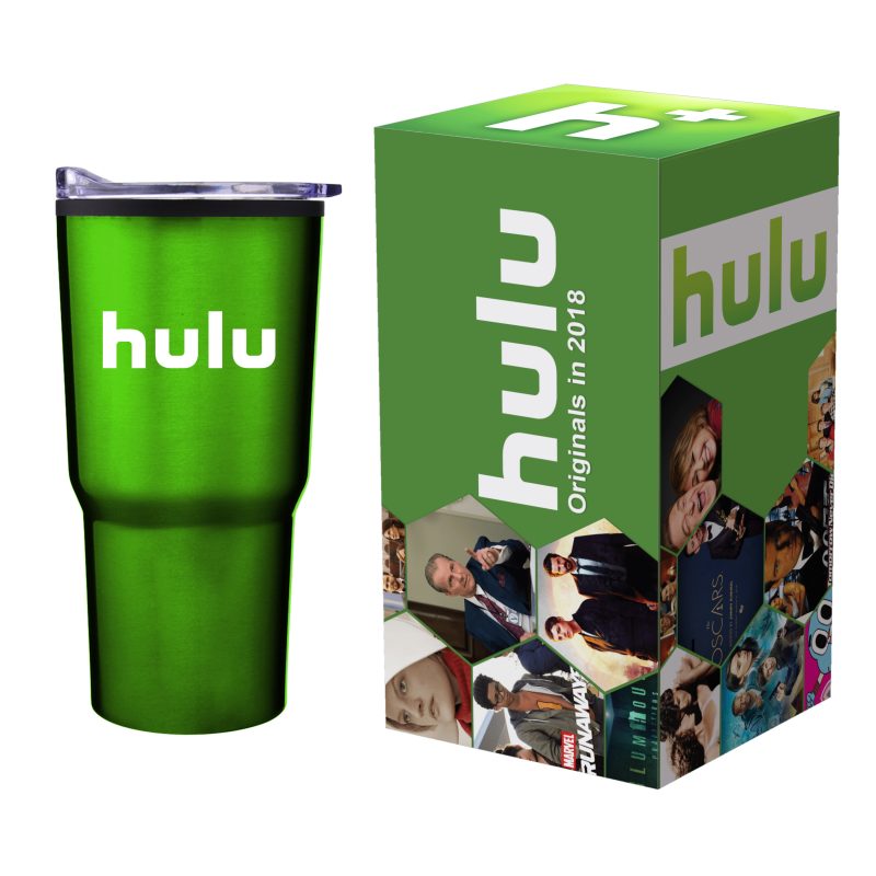 Custom 20 oz Economy Tumbler - Economy Drinkware Gift Set Box