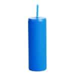 Custom 20 oz Slim Rubberized Tumbler With Spill Reduction Straw - 3
