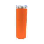 Custom 22 oz Rubberized Stainless Steel Slim Tumbler - 6