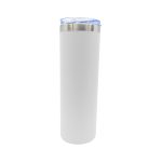 Custom 22 oz Rubberized Stainless Steel Slim Tumbler - 9